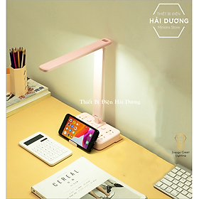 Mua Đèn Bàn Led Có Thể Gấp Gọn DB-3018 - Điều Khiển Từ Xa - Tích Hợp Ổ Cắm Điện  USB - Tặng Kèm 1 Phích Chuyển Đổi 3 Chân - Có Video