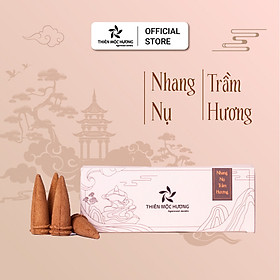 Nhang nụ trầm hương tự nhiên khói ngược - Thiên Mộc Hương - Trầm Hương đốt 12 năm - Nhang trầm sạch, nhang thơm - 10 nụ