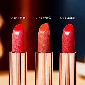 Mua Combo  3 thỏi  son  hộp cam   3 màu không phai màu   không thấm nước   không chì   làm mềm môi   căng mọng an toàn cho phái đẹp