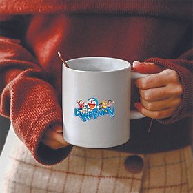 Ly cốc sứ IN HÌNH Mèo Máy Doraemon anime