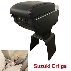 Hộp tỳ tay xe hơi, ô tô cao cấp dành cho xe Suzuki Ertiga tích hợp 7 cổng USB mã DUSB-ETG