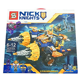 Lắp Ráp Xếp Hình Nexo Knights Mô Hình Xe Sấm Sét Của Axor 423 Khối SY910 - Đồ Chơi Trẻ Em