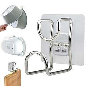 Kệ Giá Móc Treo Thau Chậu, Đồ, Khăn Dán Tường Nhà Tắm Inox Chịu Lực Siêu Chắc Siêu Bền