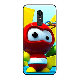 Ốp Lưng in cho Xiaomi Redmi 5 Plus Mẫu Robot Vui Nhộn - Hàng Chính Hãng