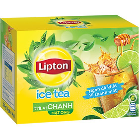 Lipton Trà Hòa Tan Vị Chanh Mật Ong (16 Gói x 14g)