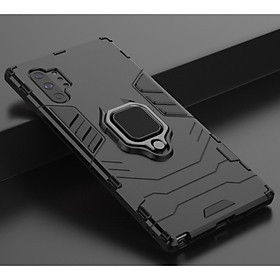 Ốp lưng dành cho SamSung Galaxy Note 10 Plus iron man chống sốc kèm iring