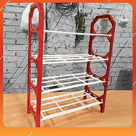 Mua Kệ giày nhựa - Kệ để giày 4 tầng mini bằng nhựa lắp ghép (KGN04)