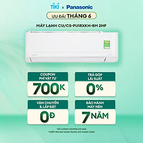Mua  Chỉ Giao Tại HCM  Máy lạnh Panasonic CU/CS-PU18XKH-8M - Một chiều - Inverter tiêu chuẩn - Hàng chính hãng