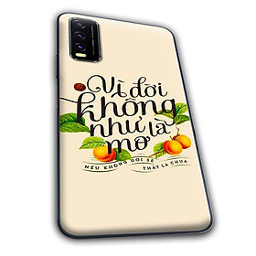 Ốp lưng dành cho Vivo Y20, Y20s, Y12s mẫu Đời không là mơ