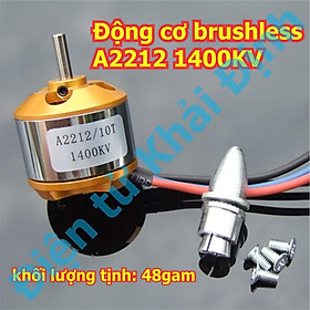 Mua động cơ brushless  không chổi than máy bay UAV mô hình A2212 1400KV kde5478