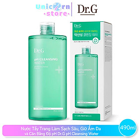 Nước Tẩy Trang Dịu Nhẹ, Làm Sạch Sâu Dr.G pH Cleansing Water 490ml