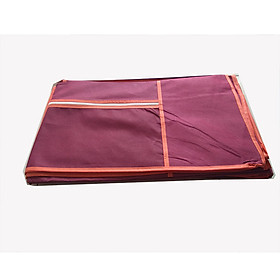 Phụ kiện tủ vải: Vỏ( áo chụp ngoài) dùng cho tủ vải quần áo( không kèm theo khung sắt và khớp nối)- Màu đỏ đô
