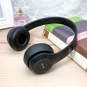 Tai nghe chụp tai bluetooth Headphone nghe nhạc không dây 5Tech hỗ trợ đàm thoại nghe nhạc dùng cho điện thoại, laptop, máy tính hàng chính hãng