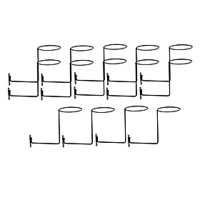 14pcs New Hanger Wall Mount Display Rack Storage Holder Hanger