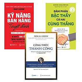 Hình ảnh Bộ Sách Về Bán Hàng Hay Nhất Mọi Thời Đại ( Kỹ Năng Bán Hàng Tuyệt Đỉnh, Đàm Phán Bậc Thầy Cả Hai Cùng Thắng, Công Thức Thành Công )