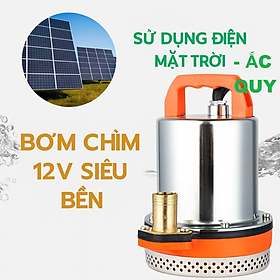 Máy Bơm Tõm 12V Lõi Đồng Cao Cấp – Dùng Cho Bình Ắc Quy, Tưới Cây, Bơm Ao Hồ, Bơm Nhanh Lưu Lượng Nước Lớn