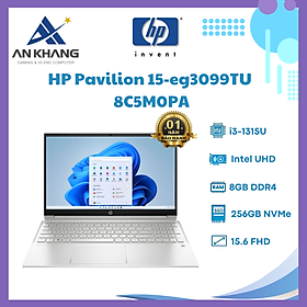 Hình ảnh Laptop HP Pavilion 15-eg3099TU 8C5M0PA (Intel Core i3-1315U | 8GB | 256GB | Intel UHD | 15.6 inch FHD | Win 11 | BẠC) - Hàng Chính Hãng - Bảo Hành 12 Tháng