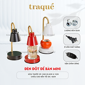 Mua  Size nhỏ - để bàn làm việc  Đèn đốt nến thơm phong cách tối giản hiện đại - giúp nến toả hương tốt an toàn hơn