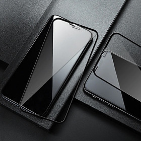 Miếng dán kính cường lực cho iPhone XR hiệu ANANK Nhật Bản  (Full 3D, 0.2mm, phủ nano, chống tia cực tím, Mặt kính AGGC) - Hàng chính hãng