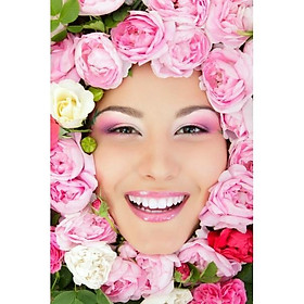 Mua Tranh decal dán kính spa cô gái