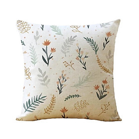 Mua Vỏ gối ôm sofa 43x43cm hoa lá