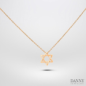 Dây Chuyền Có Mặt Danny Jewelry Bạc 925 Xi Vàng Hồng/Rhodium Hình Ngôi Sao DM041