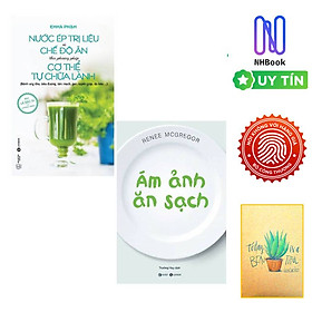 Combo Ám Ảnh Ăn Sạch Và Nước Ép Trị Liệu Và Chế Độ Ăn Theo Phương Pháp Cơ Thể Tự Chữa Lành ( Tặng Sổ Tay Xương Rồng)