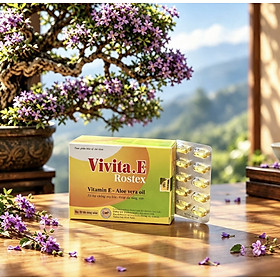 Vitamin E 400iu  vivita.E 400 - Hộp 30 viên nang - đẹp da, chống lão hóa
