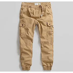 Quần jogger túi hộp_dã ngoại_du lịch - vàng cát