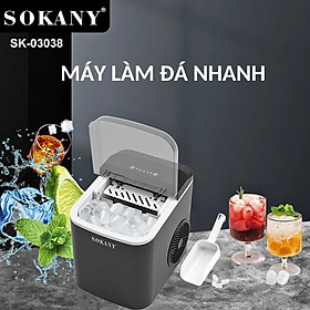 Mua Máy làm đá tự động gia đình SOKANY làm đá nhanh trong vài phút  tiện dụng tiết kiệm điện - SK03038 - HÀNG CHÍNH HÃNG