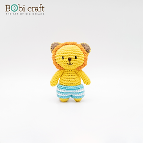 Thú bông len Bobicraft - Sư tử Leo nhí - Đồ bơi- Đồ chơi an toàn Quà tặng bé