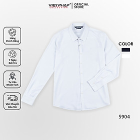 Áo Sơ Mi Trẻ Dài Tay Nam VIỆT PHÁP / Chất liệu Cotton Cao Cấp thoáng mát, thấm hút mồ hôi tốt 5904