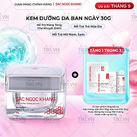 Kem dưỡng da Sắc Ngọc Khang 5 trong 1 ban ngày 30g giúp nuôi dưỡng làn da sáng khỏe, mờ thâm nám ngăn ngừa lão hóa