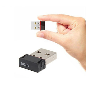 Ưu Đãi Tốt Nhất MT7601 Mini USB Wifi 802.11n Máy Tính Để Bàn Bộ Thu Wifi 150Mbps