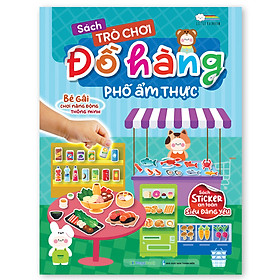 Sách Trò chơi Đồ hàng Phố Ẩm Thực (Hơn 200 Stickers)