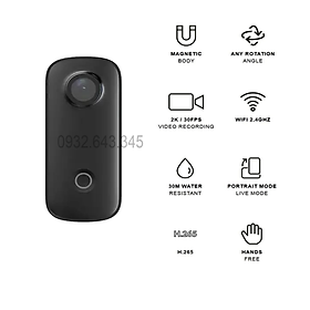 Camera hành trình SJCAM C100 1080P Kết nối WIFI 2.4 GHZ Thế Hệ Mới