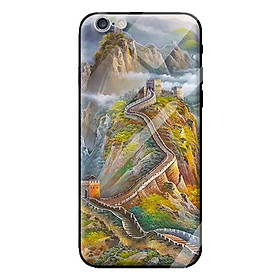 Ốp kính cường lực cho iPhone 6s mẫu cảnh núi 3 - Hàng chính hãng