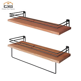 Mua ( Hàng sẵn ) - Kệ treo tường 2 tấm - Tặng kèm tua vít