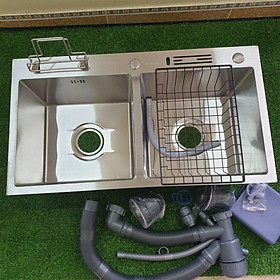Mua Chậu rửa bát hai hố cân có cài dao cài thớt