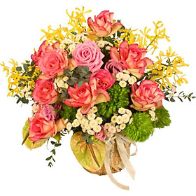 Mua Giỏ hoa tươi - Làn gió mới 3989