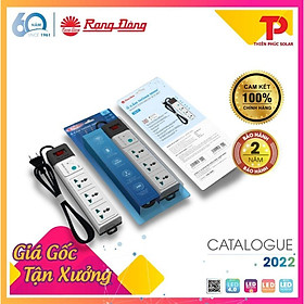 Ổ cắm thông minh wifi 3m rạng đông model: oc02.wf 3c/3m/10a