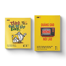 Sách Combo Kiến Thức Quảng Cáo Từ Thực Tiễn (Think Out Of The Book + Quảng Cáo Không Nói Láo)  - Bản Quyền