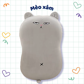 Gối bụng mèo cao cấp A 50x30x6cm - chất liệu cao su non đàn hồi chậm bảo vệ đốt sống cổ