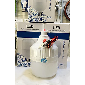 Mua Bóng đèn led bulb trụ 50W liền dây   xài bình ắcquy 12V
