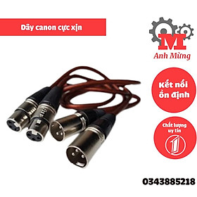 Mua Dây canon đực cái lõi đồng 100% chống nhiễu tín  truyền tải âm thanh bậc nhất