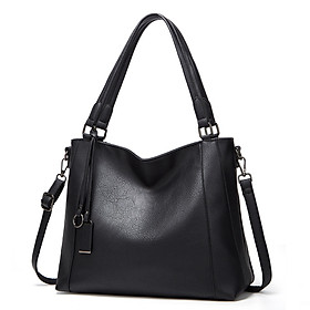 Soft leather handbags portable fashion trend casual bag shoulder messenger bag