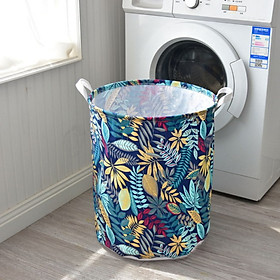 Giỏ sọt canvas cỡ lớn phong cách Zakka, Bohemian vải chống thấm đựng đồ giặt, quần áo bẩn, giỏ đựng đồ chơi đồ dùng đa năng sang trọng- Hàng chính hãng