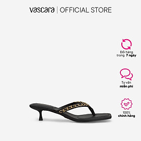 Vascara Guốc Quai Kẹp Kết Hợp Quai Trang Trí Dây Xích - GNN 0186