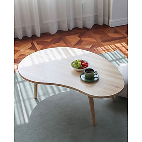 Mua Bàn trà/cafe/sofa hình hạt đậu  chân gỗ tự nhiên cao cấp ( Giá tại xưởng)