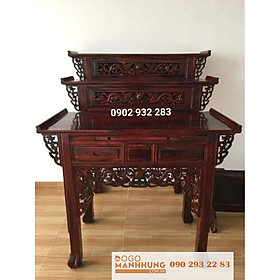 Mua Bàn thờ gỗ 3 tầng - bàn thờ tam cấp gỗ muồng